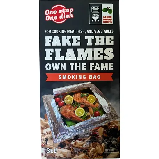 Пакет для копчения и запекания на прививке Ольхи OneStepOneDish! LIMITED — лимитированная партия для гурманов