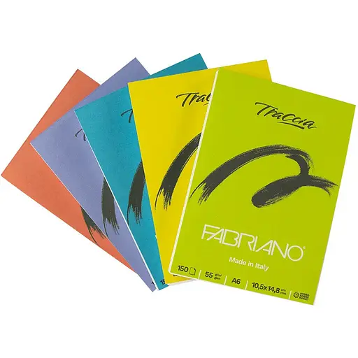 Блок бумаги для графики и каллиграфии Fabriano Traccia 55 г/м2 150 листов - фото 1