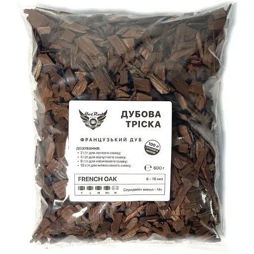 Тріска дубова Hot Rod Distiller French Oak M+ на 100 л MegaPack