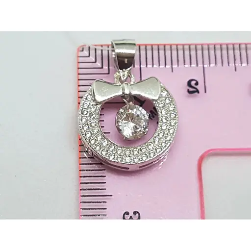 Серебряная подвеска Подиум с фианитами. GP6695 - фото 3