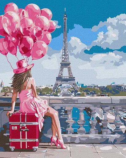 Набір для розпису по номерах Улюблене місто, Ideyka, 40x50 см, КНО8476