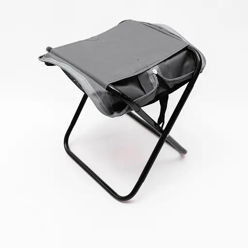 Стул туристический раскладной Yiwu с чехлом 33х26х33 см. стульчик походный табурет для кемпинга SJ-0131 - фото 8