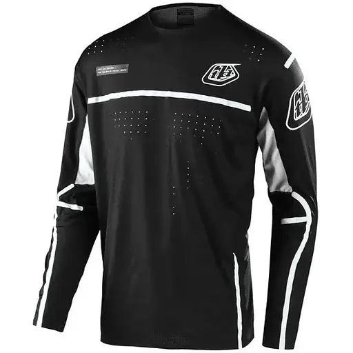 Велоджерси Troy Lee Designs Sprint Ultra Jersey Lines Black/White L (1106-356324004)