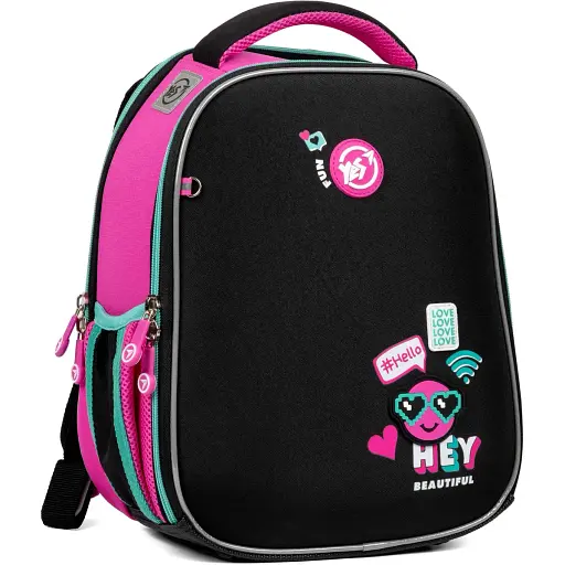 Рюкзак шкільний каркасний Yes H-100 Lovely Smile