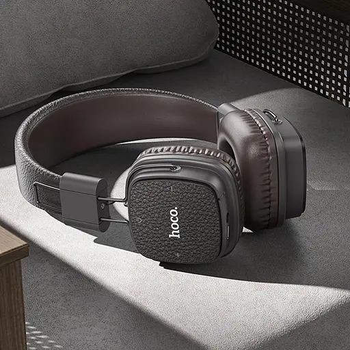 Накладні бездротові навушники Hoco W56 Earl Brown - фото 4