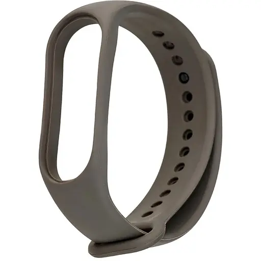Ремешок Silicone Mi Band 7 Темно-оливковый - фото 1