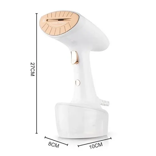 Ручной вертикальный отпариватель RAF R.1285W паровой утюг для одежды с керамической подошвой 1600Вт Белый - фото 3