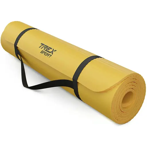 Коврик для йоги Trex Sport TX-019NGM NBR 1см 190х80 жовтий