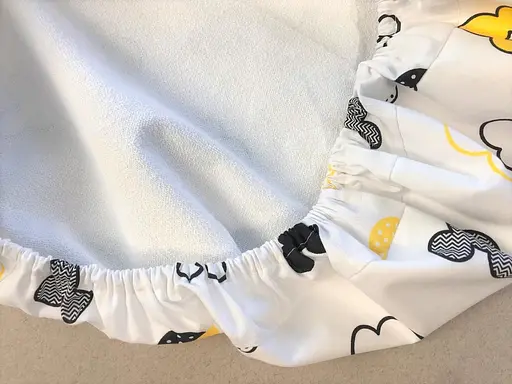 Непромокаемая простынь Moontime в коляску "Микки желтые" - фото 2