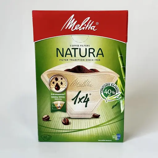 Паперові фільтри Melitta 1X4/80 Natura (4006508191154) - фото 1