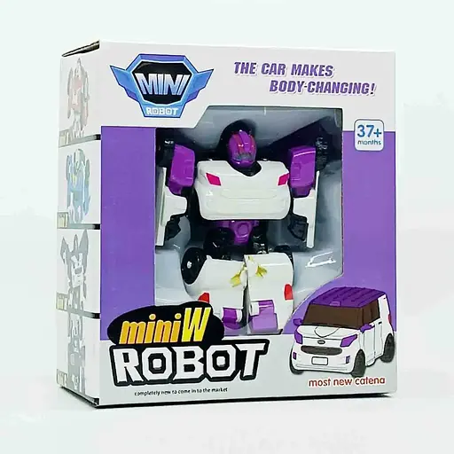 Робот Star toys Трансформер Тобот Міні W 12 см Фіолетовий - фото 6