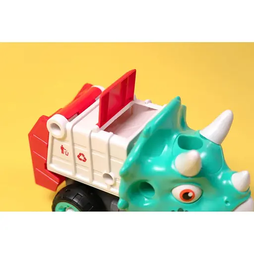Машинка-конструктор Otamanko Трицератопс сміттєвоз Бірюзовий/червоний - фото 8