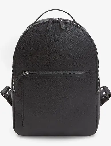 Шкіряний рюкзак Groove M чорний Saffiano - фото 1