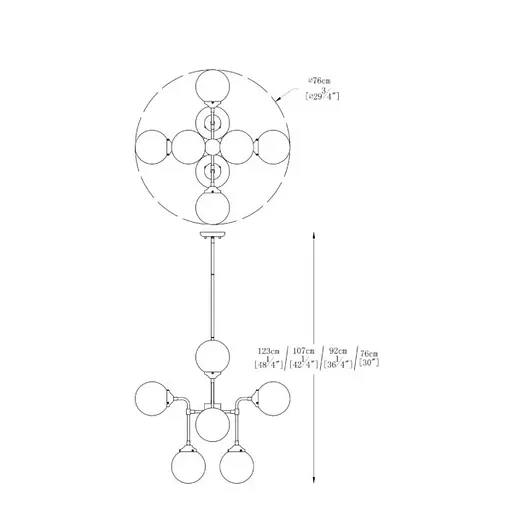 Люстра Zuma Line P0454-08D-SDAC RIANO - фото 3
