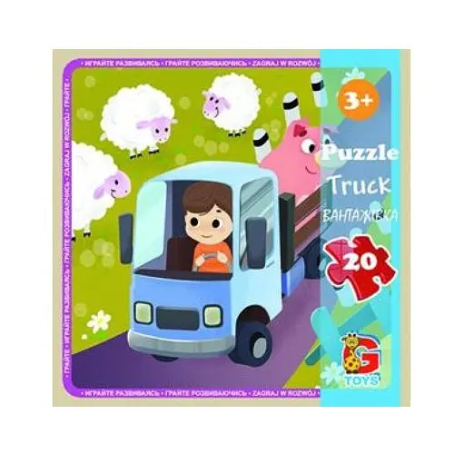 Пазлы G-Toys Транспорт, 20 элементов, LT05