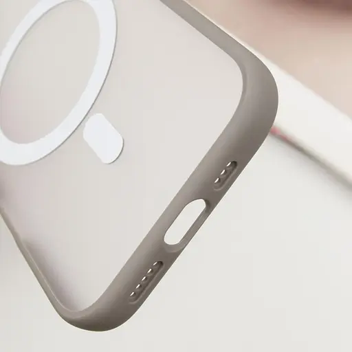 Чохол TPU+PC Blueo Skin Friendly Frosted with MagSafe для Apple iPhone 16 Pro Max 6.9 Сірий - фото 6