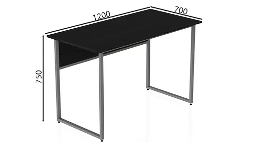 Компьютерный стол Коди 75x120x70 серый ДСП Сосна Кембра 32мм FRD-101700 - фото 2