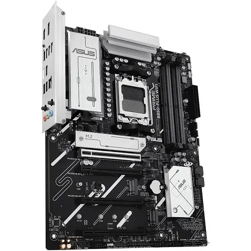 Материнская плата Asus AM5 Prime B850-PLUS WIFI, B850, 4xDDR5, Int.Video (CPU), 4xSATA3, 3xM.2, 1xPCI-E 5.0 x16, 1xPCI-E 4.0 x16, 2xPCI-E 3.0 x16, Realtek 7.1, Realtek 2.5Gb, WiFi 6E, Bluetooth 5.3, 8xUSB 3.2 / 8xUSB 2.0, HDMI/DP, ATX - фото 3
