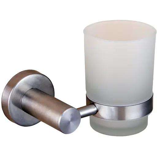 Склянка одинарна Globus Lux SS 8409 хром матовий - фото 1