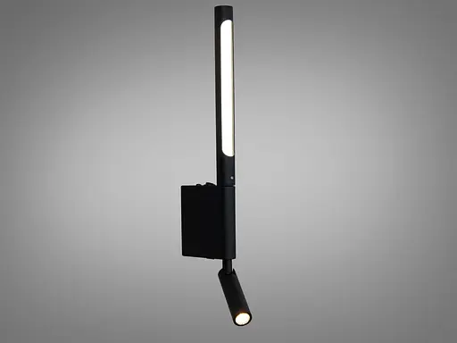 Світлодіодне бра потужністю 13W, чорного кольору - фото 4