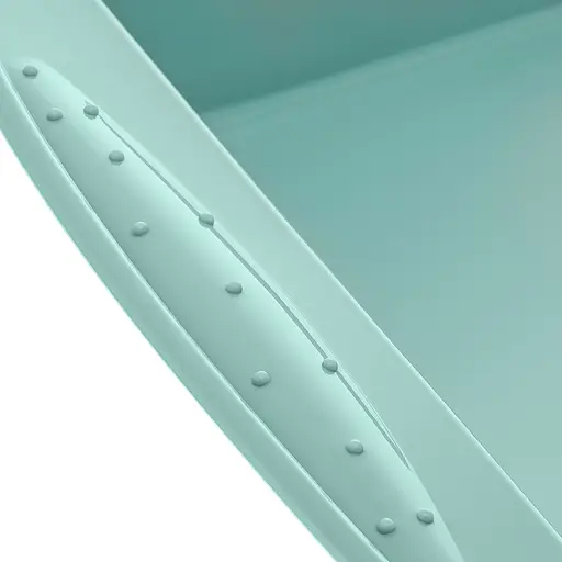 Квадратна силіконова форма для аерогрилю, духовки та мультипечі 24,5*26,5 см, A-plus Бірюзовий 87306 - фото 10