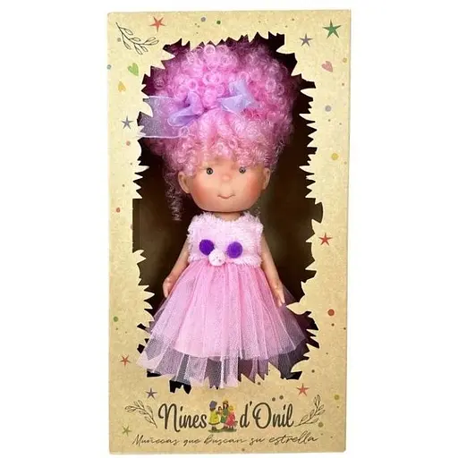 Лялька Nines d'Onil Піппа з рожевим волоссям 30 см (2804) - фото 2