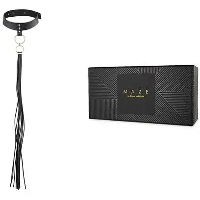 Чокер Bijoux Indiscrets Maze - Tassel Chocker Black - фото 2