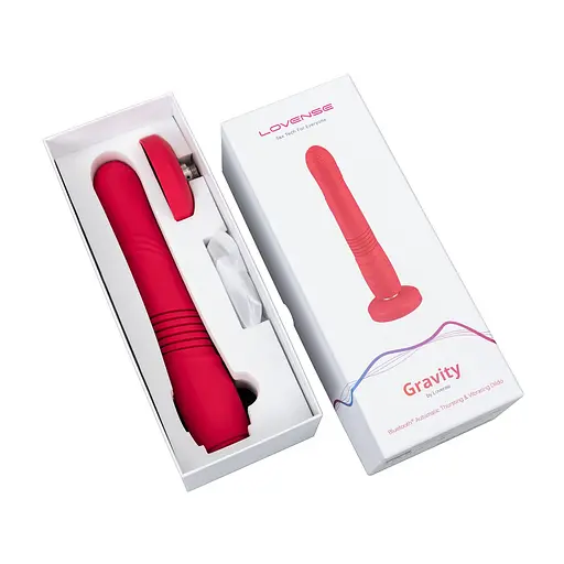 Вибратор Lovense Gravity 25.9 см красный - фото 9