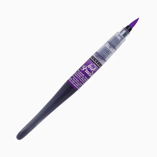 Ручка-кисть с чернилами Sennelier Ink Brush, Пурпурный (Purple)