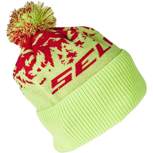 Шапка Select Pompon Hat 56 Yellow Red - фото 3