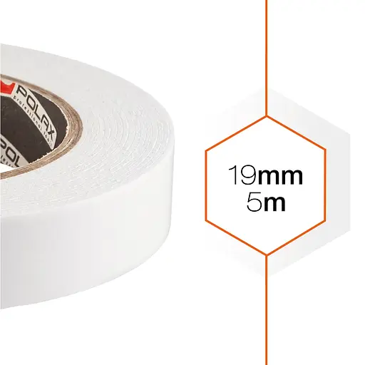 Скотч двухсторонний Polax клейкая лента на вспененной основе 19 мм х 5 м (101-030) - фото 4
