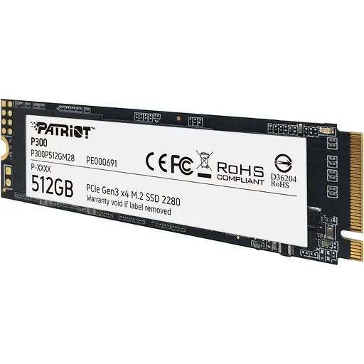 SSD накопитель Patriot P300 512GB (P300P512GM28) [130897] - фото 3