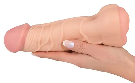 Мастурбатор Nature Skin 2in1 Extension телесный - фото 4