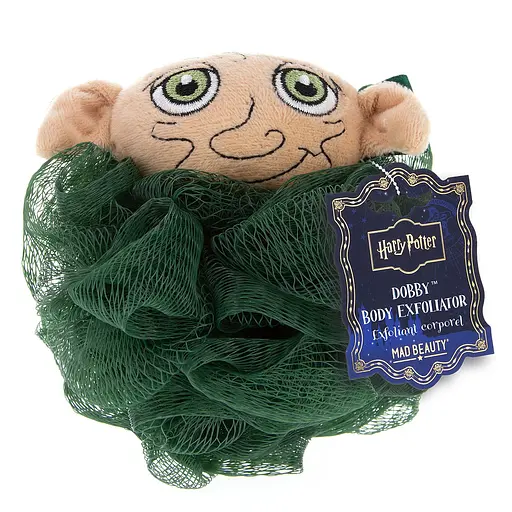 Мочалка для тіла Mad Beauty Гаррі Поттер Доббі зелена - фото 1