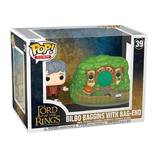 Фігурка Funko Pop Володар кілець Більбо Lord of the Rings Bilbo & Bag End 10 см LOTR B 39 - фото 2