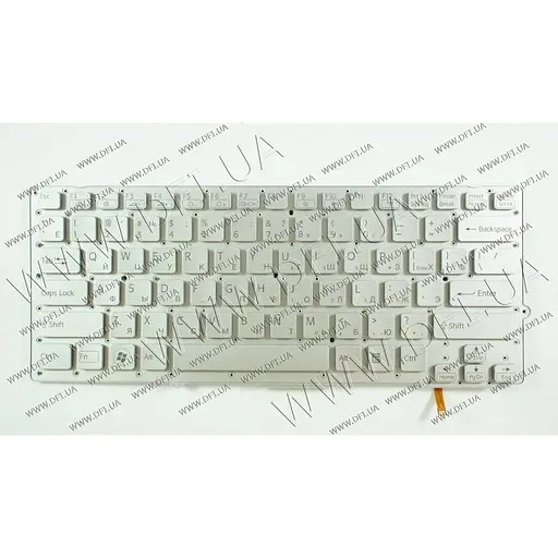 Клавіатура для ноутбука Sony VPC-SD, VPC-SB series сіра без рамки з підсвіткою Оригінальна клавіатура. - фото 1