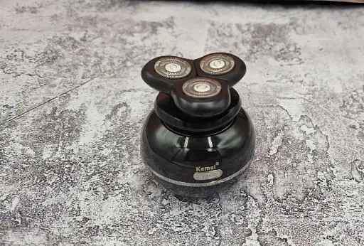 Електробритва 5 в 1 Kemei KM-1109 для голови та бороди (7D Головка, LCD-дисплей, Підставка) - фото 5