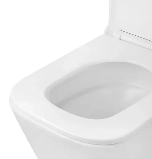 Унитаз подвесной безобедочный Kroner Eifel WHI493436 TORNADO с сиденьем (CV034923) - фото 5