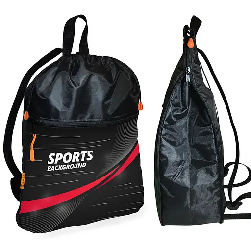 Рюкзак-мішок для взуття, спортивної форми Sport дитяча сумка для змінки з розширювачем (01399)