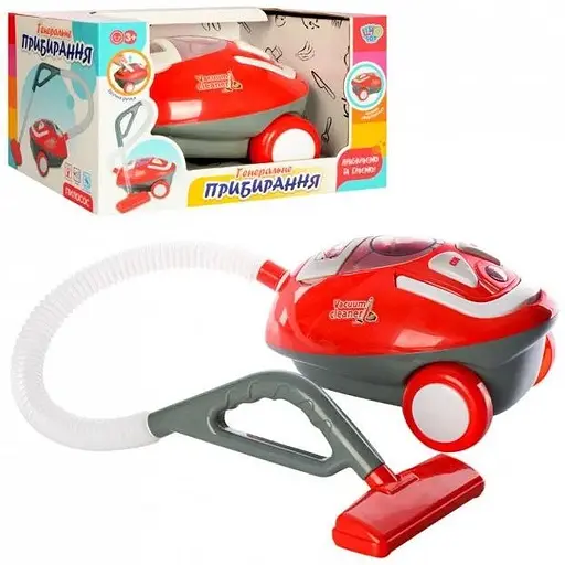 Детский игрушечный пылесос Limo Toy (3200), светится, работает на батарейках - фото 2