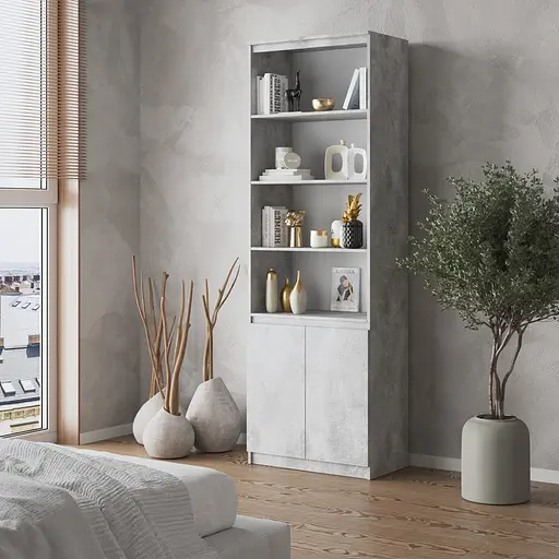 Шкаф для книг Vays пенал с полками R-29 - фото 9