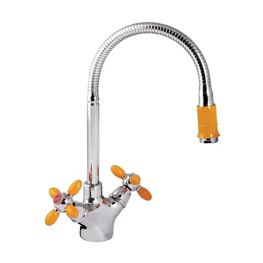 Змішувач для кухні Zerix Z5860-10 ZX0350 Хром - фото 1