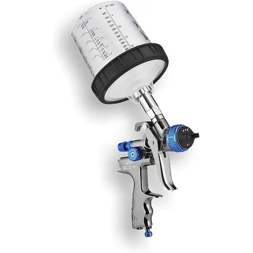 Подходит для распылителя воздуха Spectrum Premium HTE с гравитационной подакой и боковым вентилятором.