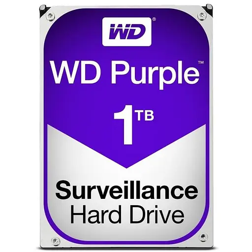 Накопичувач Western Digital HDD SATA 1.0TB Purple 5400rpm 64MB (10PURZ) - фото 4