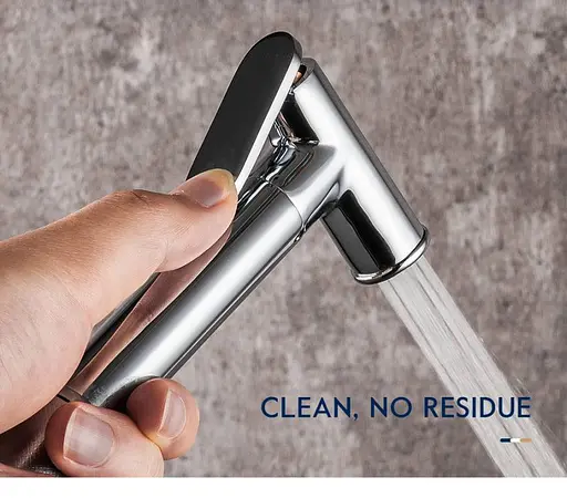 Гігієнічний душ з поличкою + тримач паперу 35 Frap 1/10, Хром F7516 - фото 8