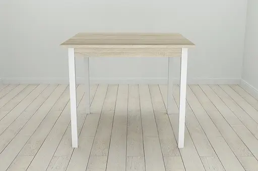 Стіл кухонний Ferrum-decor Дієго 75x90x90 Білий ДСП Сонома 16мм (FRD-106312) - фото 3