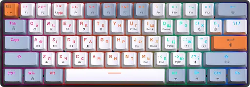 Клавиатура GamePro Genesis Infinity Outemu Switch RGB Black (MK130BW)