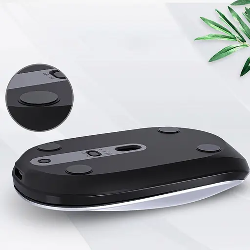 Бездротова миша WIWU WM110 Office Mouse (2.4G+Bluetooth) Silver - фото 6