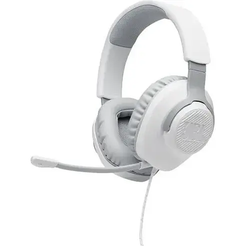 Комп'ютерна гарнітура JBL Quantum 100 White (JBLQUANTUM100WHT) - фото 2