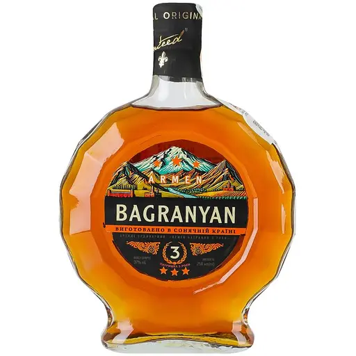 Бренди Armen Bagranyan 3 года ординарный 37% 0.25 л